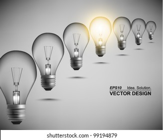 modern conceptual digital light bulb design