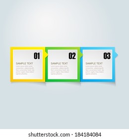 Modern conceptual vector Design template / Colorful connection banner concept for different business design / info graphics  or website design