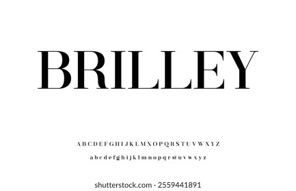 Modern condensed display font vector with ligature