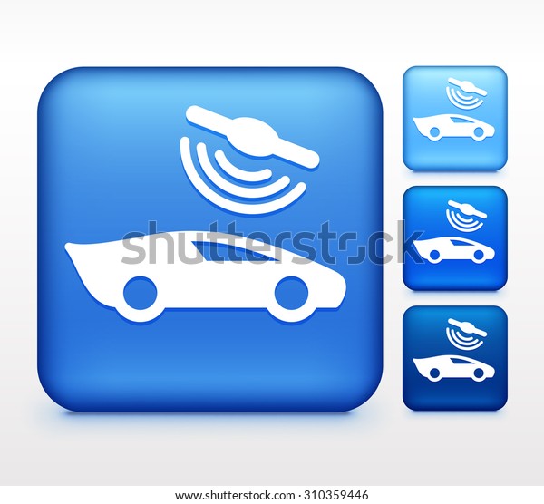 Modern Connected Car\
Colorful Square Button