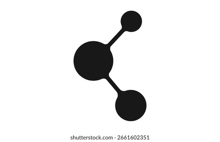 Modern connection technology icon design