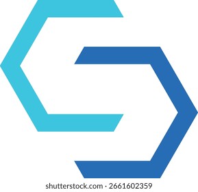 Modern connection technology icon design