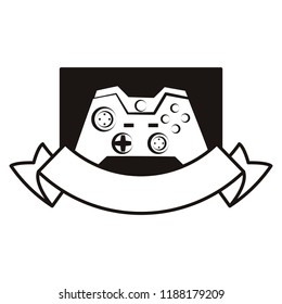 Modern console gamepad emblem
