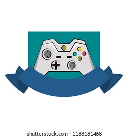 Modern console gamepad emblem