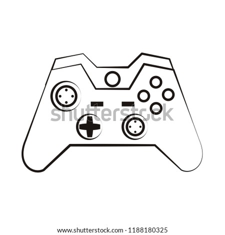 Modern console gamepad sketch