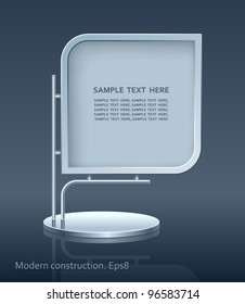 Modern construction, 3D, vector, design, Eps8