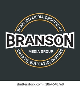 Logo de una moderna empresa de construcción
