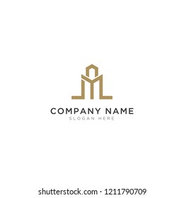 Modern construction Logo Template Design Vector, Emblem, Design Concept, Creative Symbol, Icon