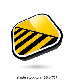 modern construction sign