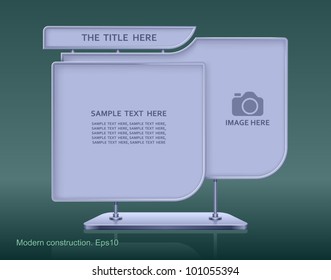 Modern construction, vector, design