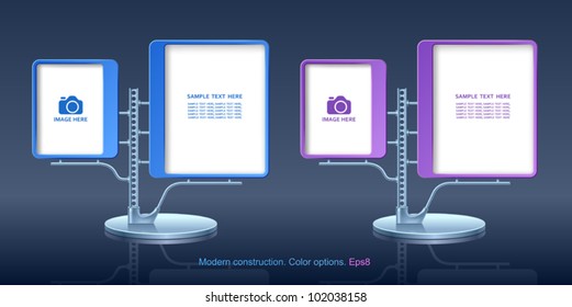 Modern construction, vector, design