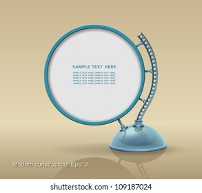 Modern construction, Web element design, vector, design