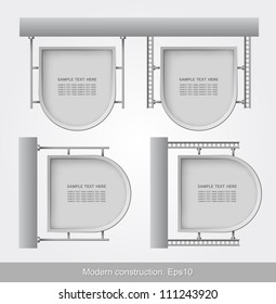 Modern construction, Web element design, vector, design