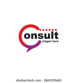 Modern Consulting Agency logo template designs, Simple Elegant Consult logo template
