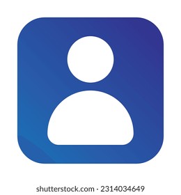 Modern Contact Icon Free Vector