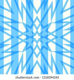 modern contemporary light blue and white geometric lines pattern