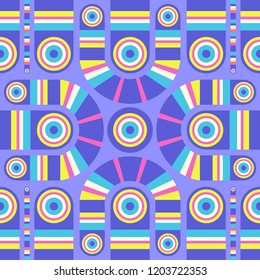 modern contemporary multicolor geometric pattern
