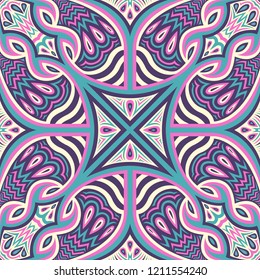 modern contemporary native four corner pattern