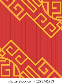 modern contemporary red and golden pattern background for brochure banner and publication