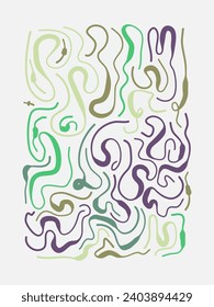 Modern Contemporary Style Wall Art,
Minimalist Abstract Shape.