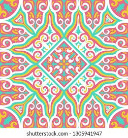 modern contemporary vintage colorful pattern