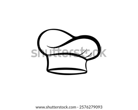 Modern Cooking Logo for Bakery, Café, and Catering Services, Minimalist Chef Hat Illustration 