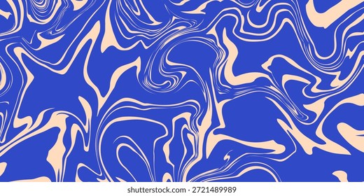 Moderna textura a rayas groovy fresca. Líneas geométricas Abstractas Y2k patrón. Pincel dibujado a mano arte de concepto de fondo