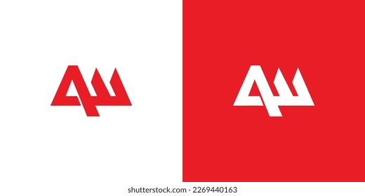 	Diseño del logotipo de las iniciales de la carta moderna y fresca 2