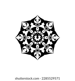 modern and cool mandala illustration.