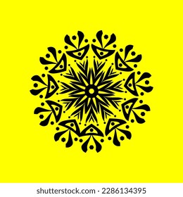 modern and cool mandala illustration.
