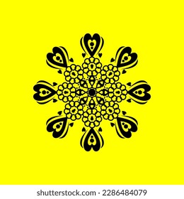 modern and cool mandala illustration.