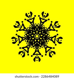 modern and cool mandala illustration.