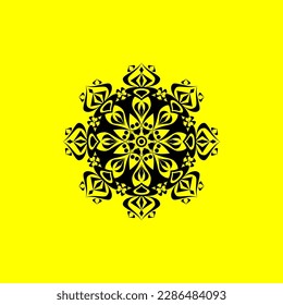 modern and cool mandala illustration.