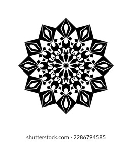 moderne und coole Mandala-Illustration.