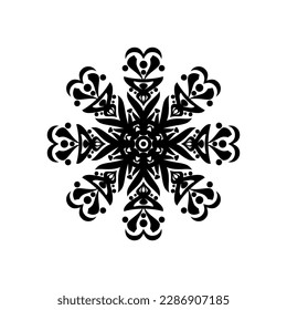 modern and cool mandala illustration.