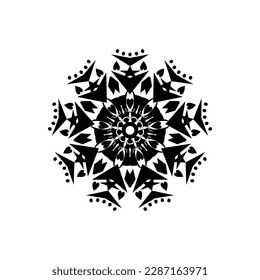 modern and cool mandala illustration.
