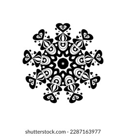 modern and cool mandala illustration.
