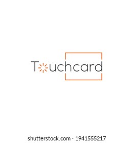 Modern and cool touch card logos are perfect for digital payment logos 6