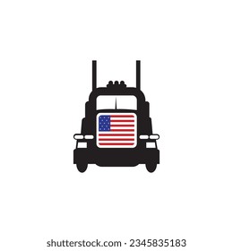 modern and cool truck logo design
