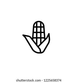 Modern corncob icon