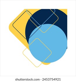 Modern Corner Geometric Shape Vector Element