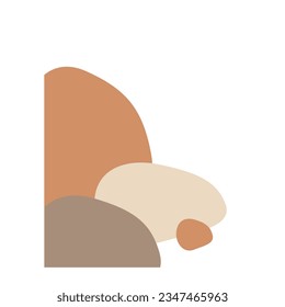Modern corner shape vector element