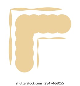 Modern corner shape vector element