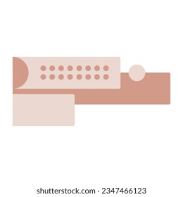 Modern corner shape vector element