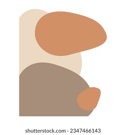 Modern corner shape vector element