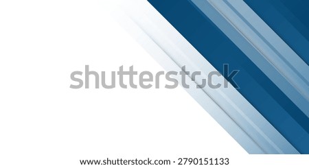 Modern Corporate Abstract Background with Diagonal Blue Stripes and Copyspace. Vector illustration