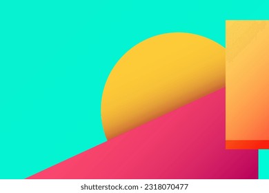 Modern Corporate Abstract Geometric Illustrations, Vector Art Collection.