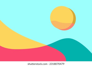 Modern Corporate Abstract Geometric Illustrations, Vector Art Collections.