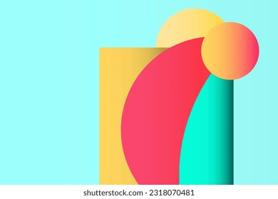 Modern Corporate Abstract Geometric Illustrations, Vector Art Collection.