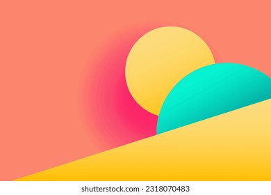 Modern Corporate Abstract Geometric Illustrations, Vector Art Collection.